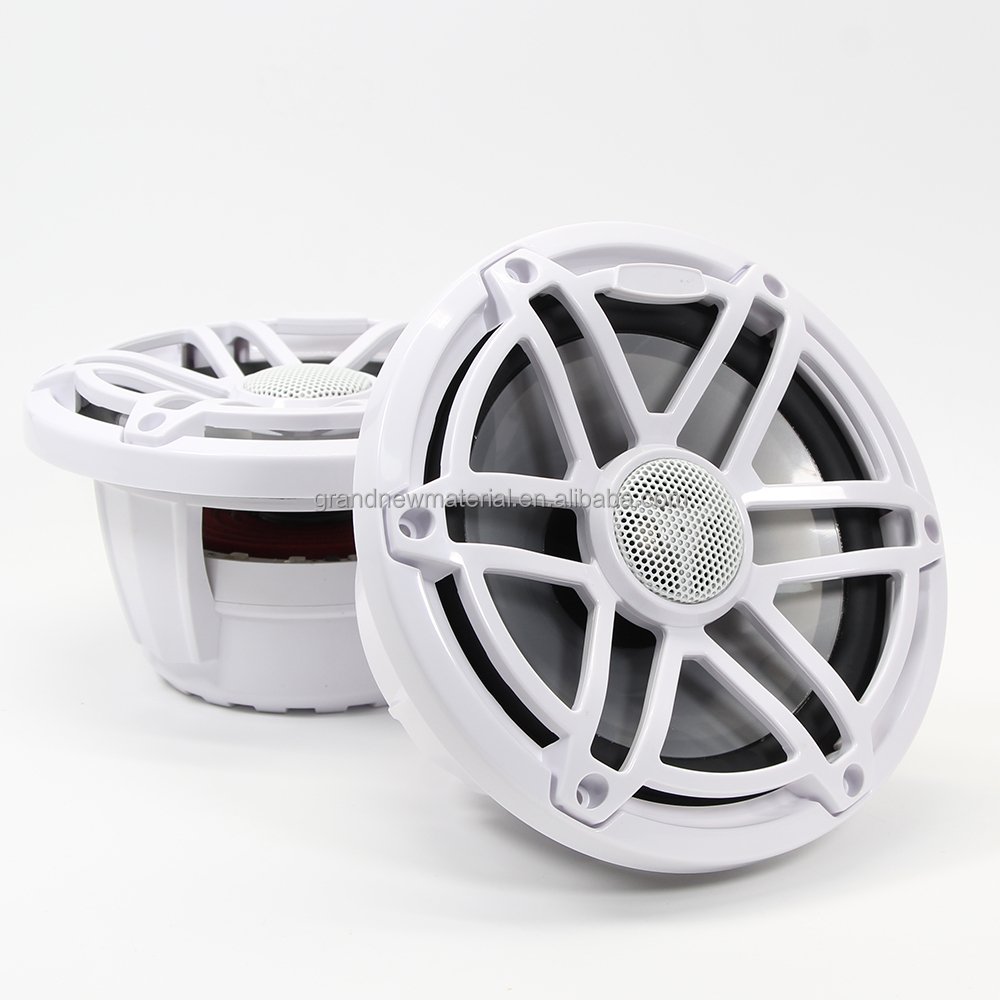 Grandnavi 6.5 Inch 2Way Marine Boat UTVATV Coaxial Speakers With Built-in RGB LED Lighting Marine Speaker RGB Light