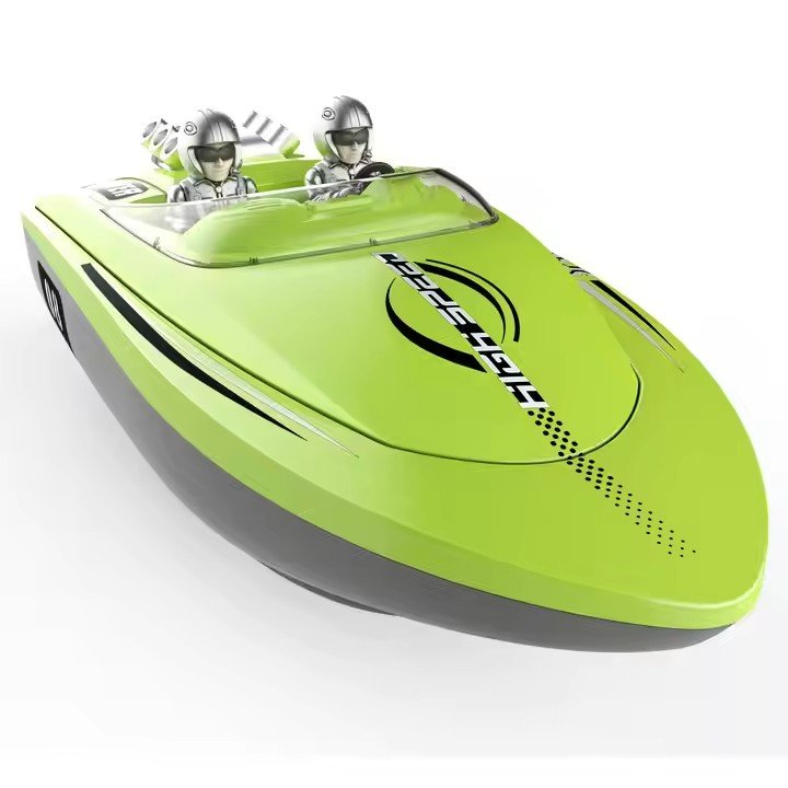 Flytec V222 2.4Ghz Double Waterproof Protection 20Km/h High Speed Racing RC Boat Ship Water Sensor Mini Toys Remote Control Boat