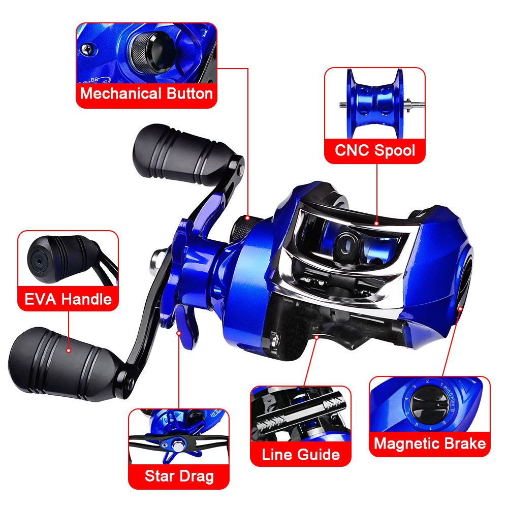 Free Sample High Quality Wheel 18+1 Speed 7.1:1 Fish Reels