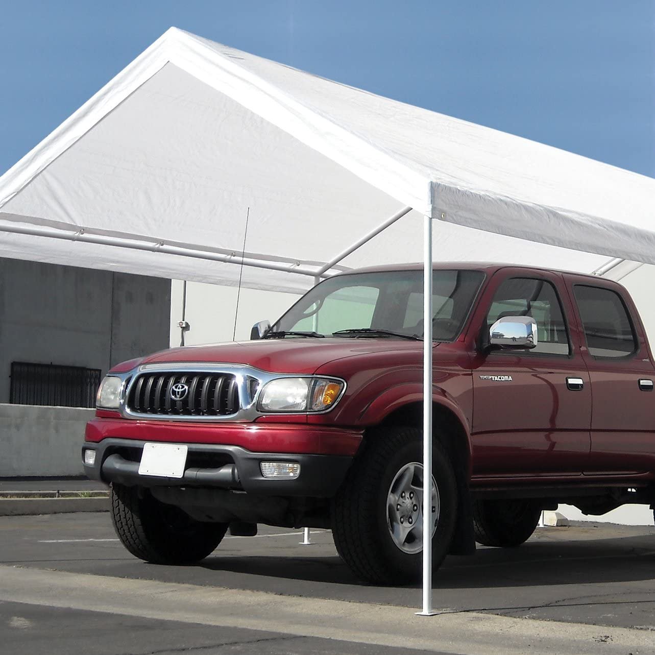 Custom Outdoor 10x20ft Heavy Duty Carport Car Canopy Garage Boat Shelter Car Roof Tent Aluminum Carport