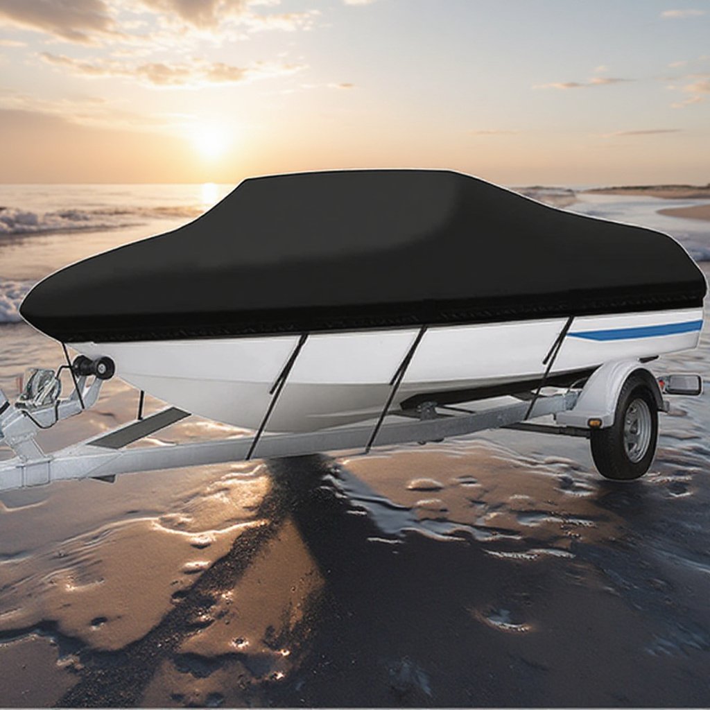Customized 600D Oxford Cloth PVC Boat Cover Factory-Made Waterproof Sun-Blocking Rain Canoe Cover for Boats Used Condition