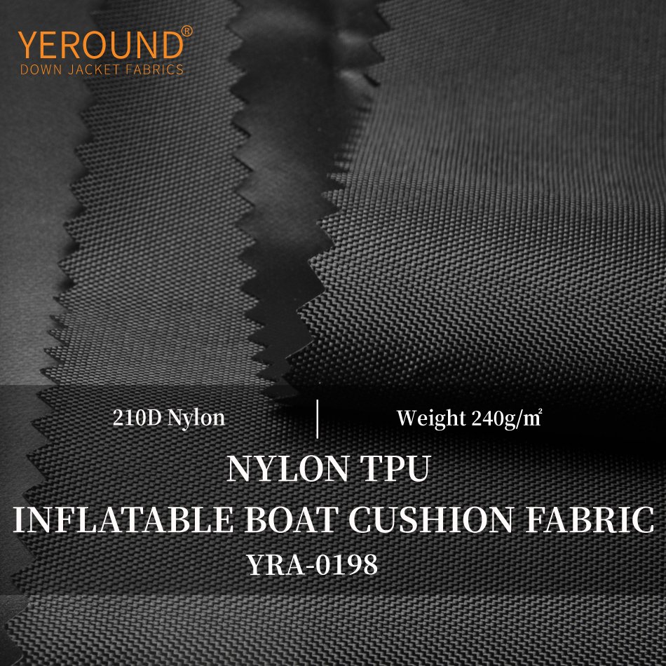 0 Penetration 210D 100% Nylon TPU Coated Fabric for Inflatable Boat air Mattress Oxford Wear Resistance Polyamide Fabric