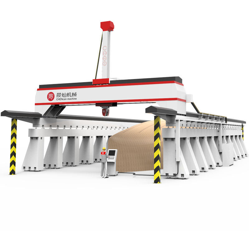 5 Axis CNC Router Making Large Polyester Yacht Mold