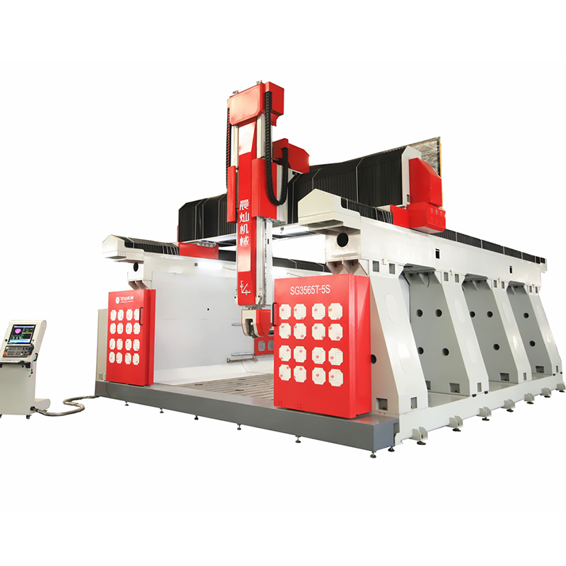 5 Axis CNC Router Making Large Polyester Yacht Mold