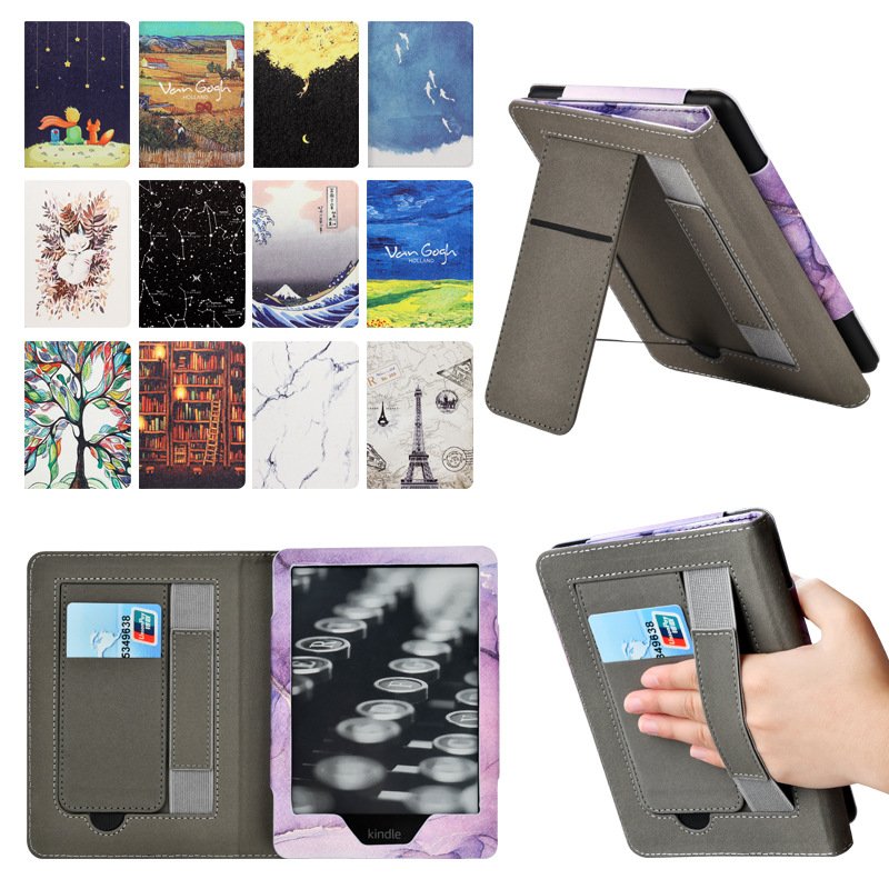 For Kindle Paperwhite 5 Handle Bracket Case Printing Kindle 11th 6.8 Inches Book Cover