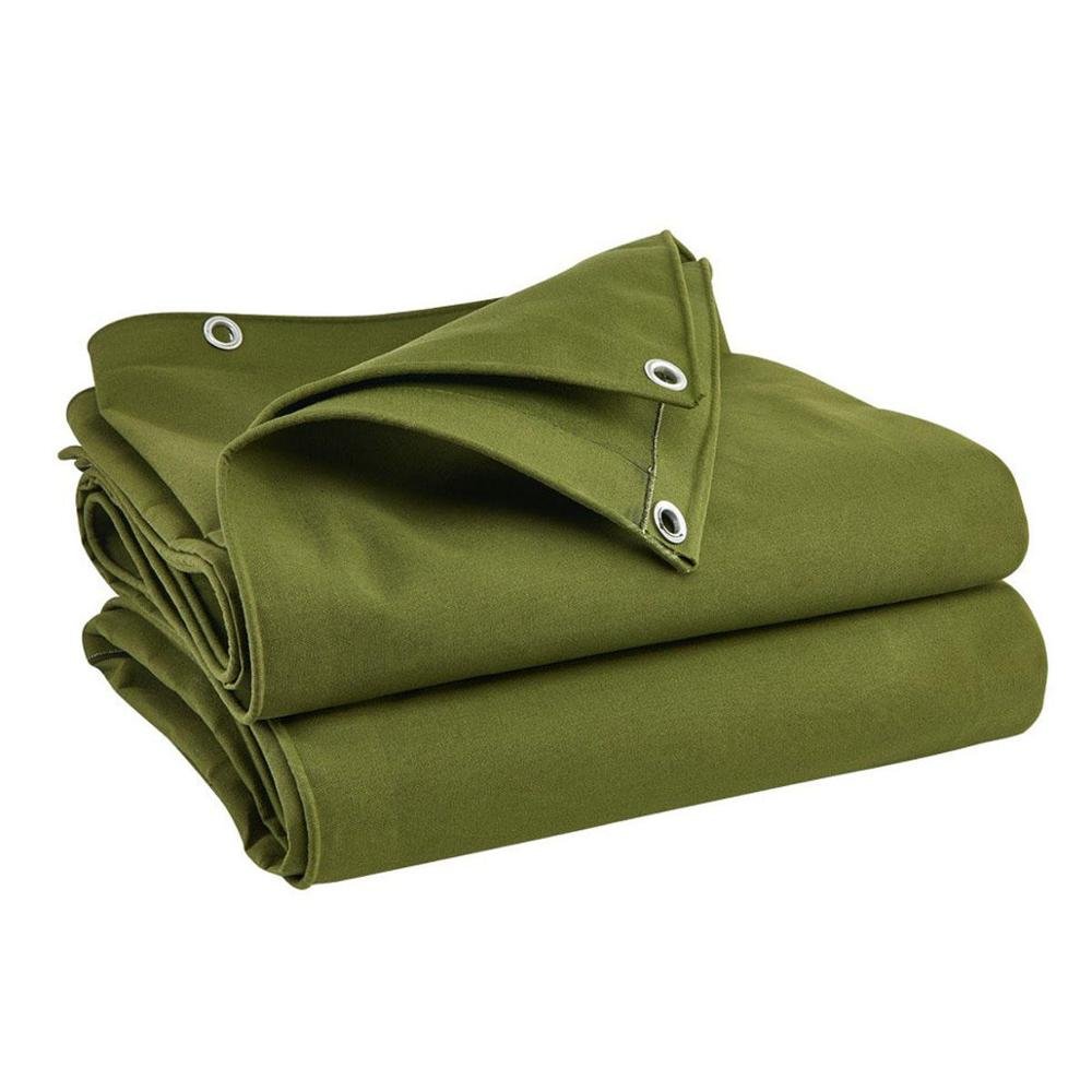 Organic Silicon Heavy Duty Cotton Tent Tarp Canvas Tarpaulin for Paint Truck Boat Cover