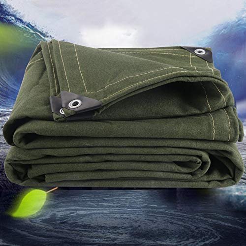 Organic Silicon Heavy Duty Cotton Tent Tarp Canvas Tarpaulin for Paint Truck Boat Cover