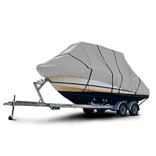 [BEST SELLER]600D Oxford Heavy Duty T-top Boat Cover 24FT