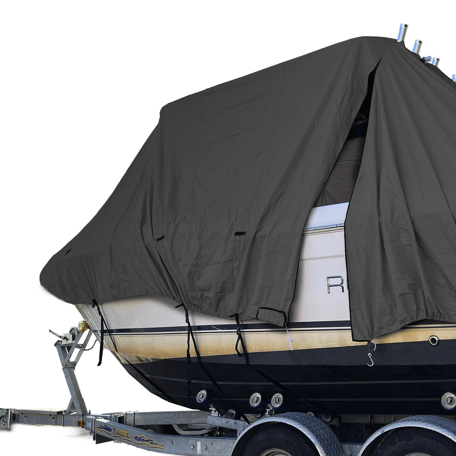 [BEST SELLER]600D Oxford Heavy Duty T-top Boat Cover 24FT