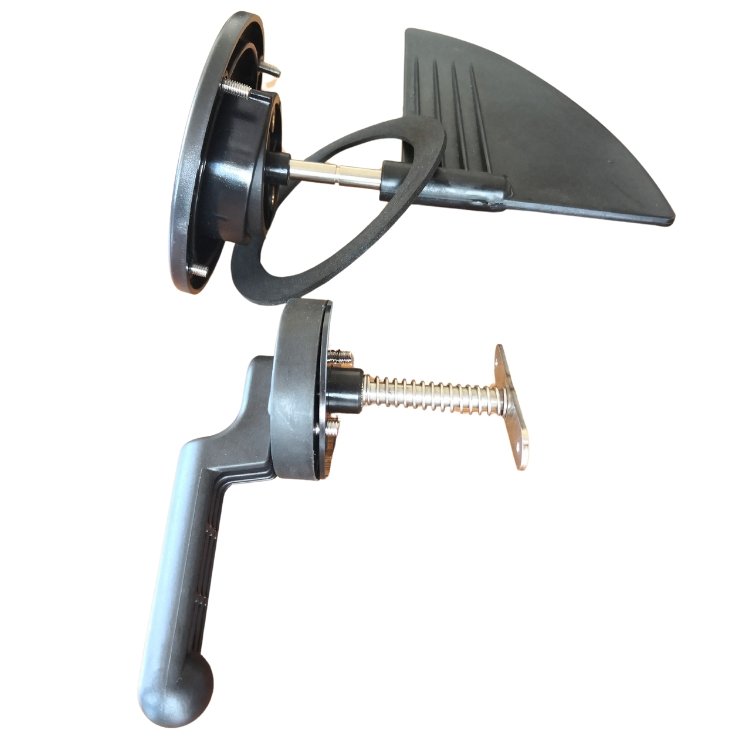 Marine Types of Plastic Boat Rudder With Hand Control System Fishing Canoe Accessories