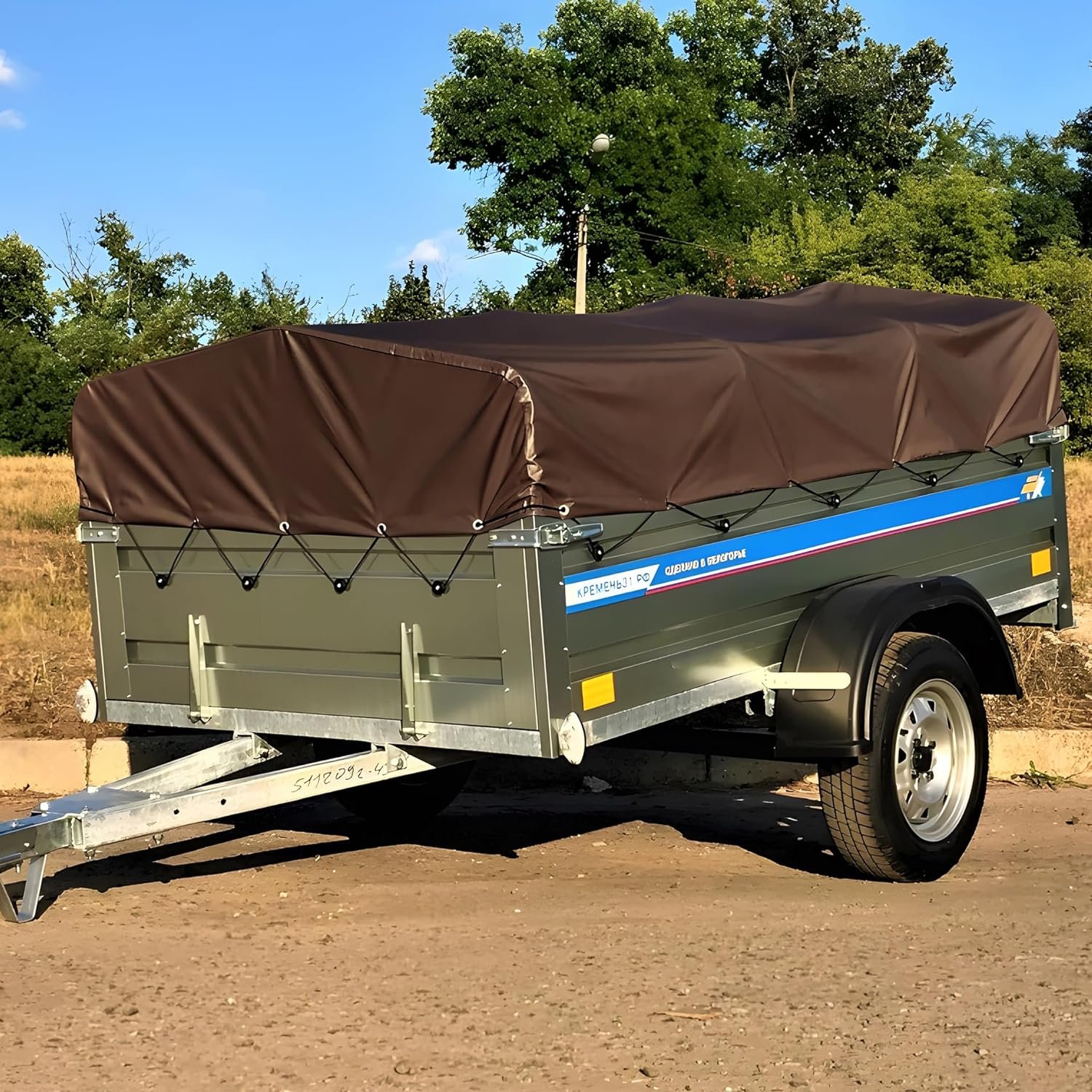 Heavy Duty 120gsm Waterproof PE Tarp Tarpaulin Cover for Truck Tent with Anti-UV Coating PE Tarpaulin