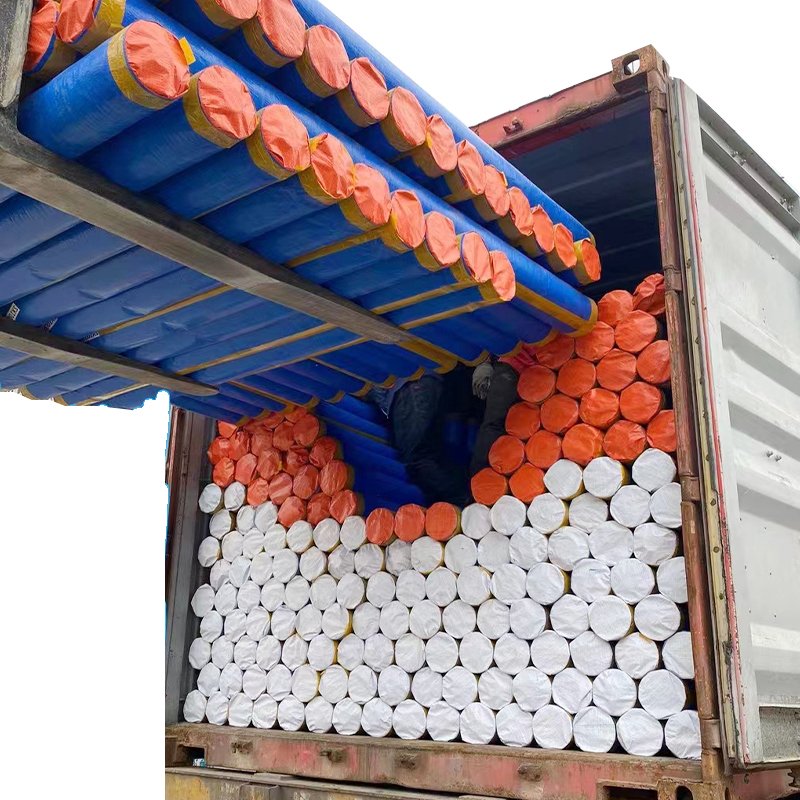 Factory Customized Double Waterproof Silver Blue Plastic Truck Cover PE Tarpaulin Roll Material