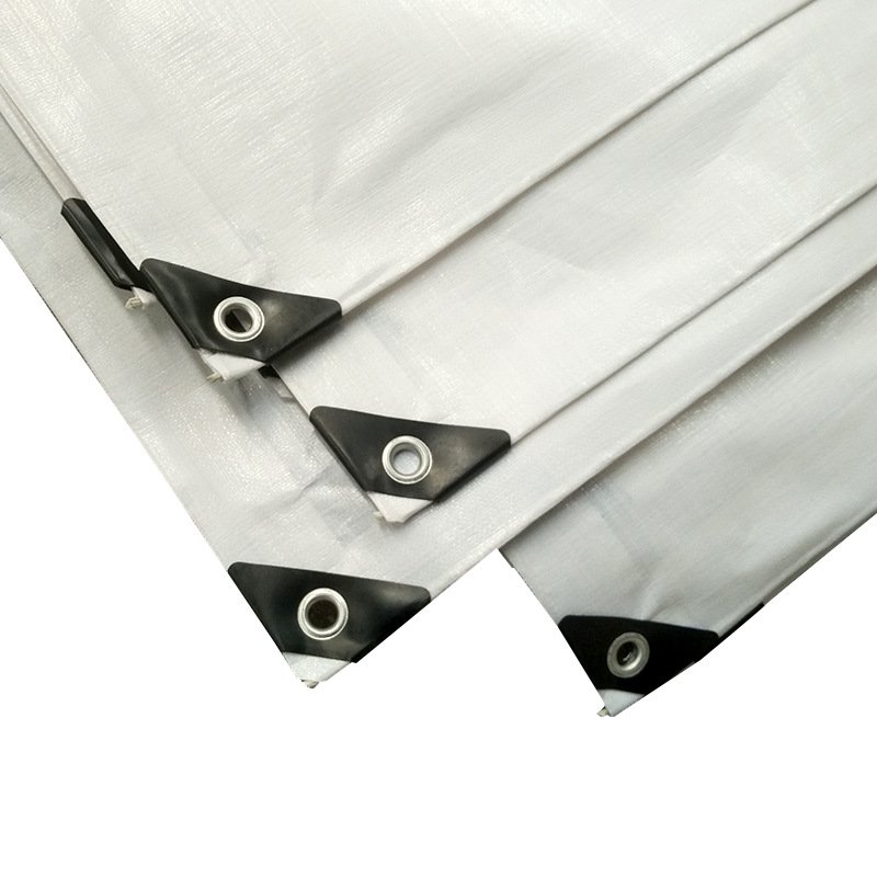 Standard Poly Tarp White Waterproof Polyethylene Tarpaulin Canopy Tent Boat Pool Cover PE Tarpaulin