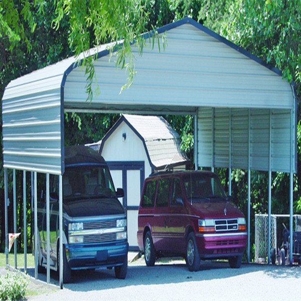 20' X 20' X 8' Height Portable Metal Carport / Car Shed