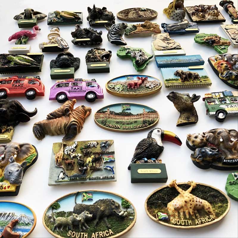 Travel Memorial Decorative Arts and Crafts 3D Magnet Souvenir 3 Resin Cultural Landscape Creative Decoration Contemporary