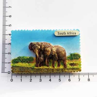 Travel Memorial Decorative Arts and Crafts 3D Magnet Souvenir 3 Resin Cultural Landscape Creative Decoration Contemporary
