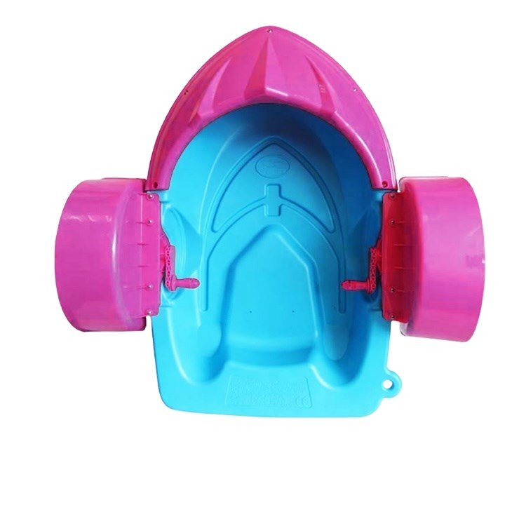 High Quality Family HDPE Plastic Hand Pedal Kids Paddle Boat Floating Swimming Pool Row Boats Water Park for Kids Adults Sale
