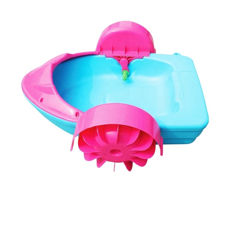 High Quality Family HDPE Plastic Hand Pedal Kids Paddle Boat Floating Swimming Pool Row Boats Water Park for Kids Adults Sale
