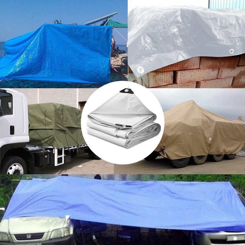 Multi-layer PE Tarpaulin Tarps Tent Outdoor UV protection for Camping Customized Color