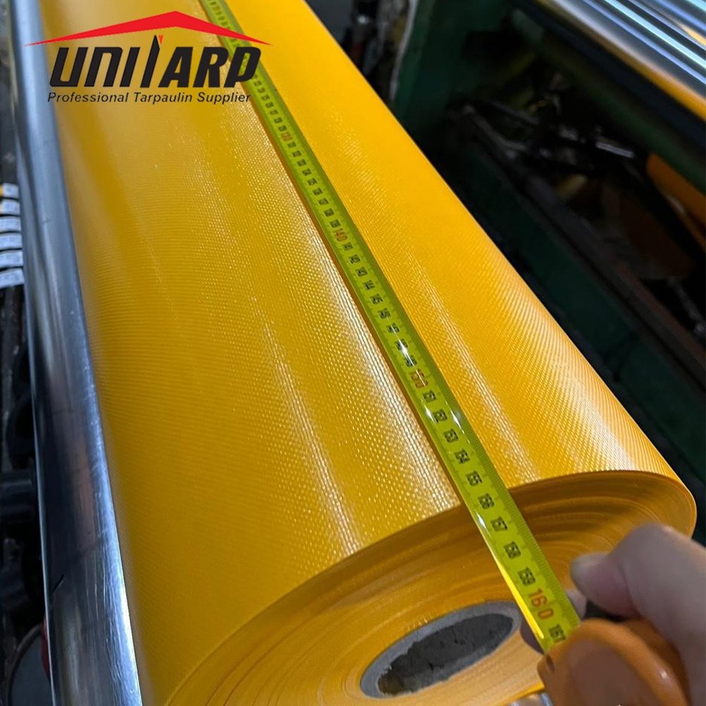 4m Wide 550gsm 700gsm 800gsm 1000D 23*23 PVC Knife Coated Canvas Tarpaulin Truck Vinyl Tarps
