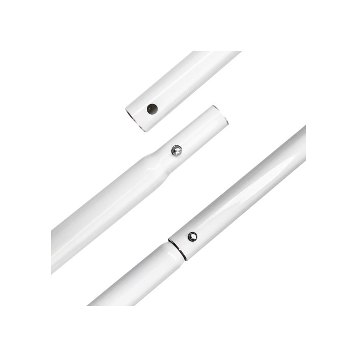 Elegance Plus 3-Arch Bimini Top for Boats Rafts White Lacquered Aluminium Alloy Stainless Steel Joints Screws Premium Boat Cover