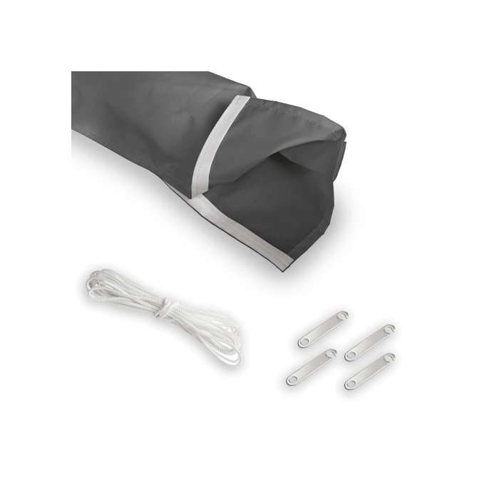 Elegance Plus 3-Arch Bimini Top for Boats Rafts White Lacquered Aluminium Alloy Stainless Steel Joints Screws Premium Boat Cover