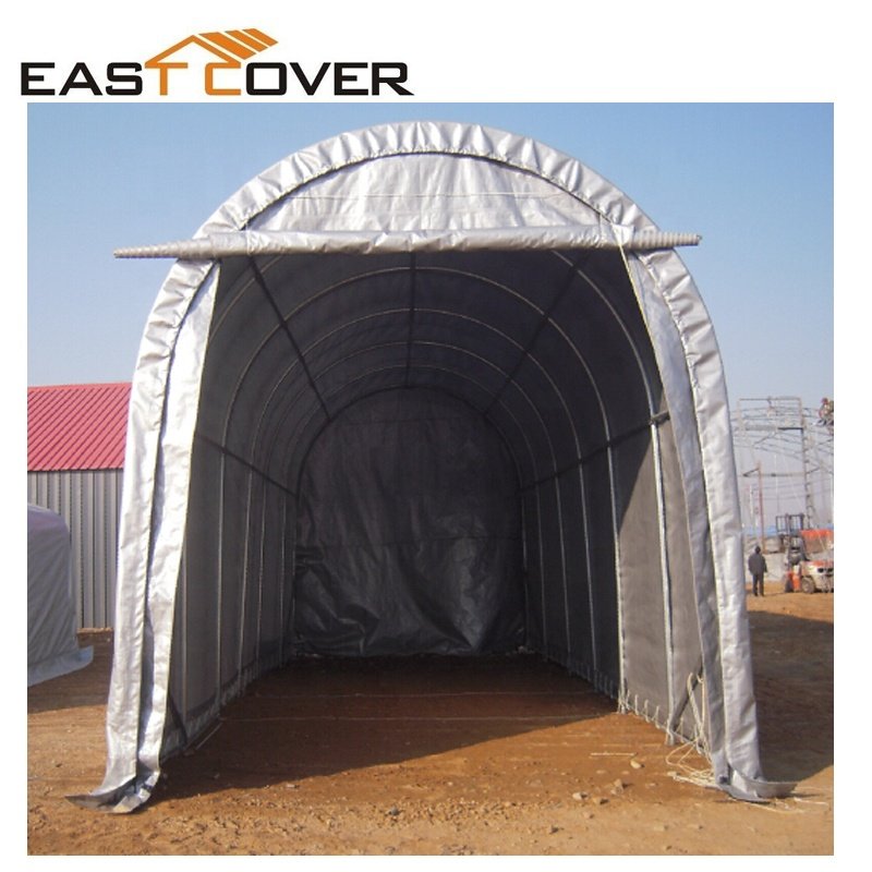 New Products Pyramid Factory Price Plastic Portable Car Storage Shed RV Boat Shelter Canopy Tent Carport