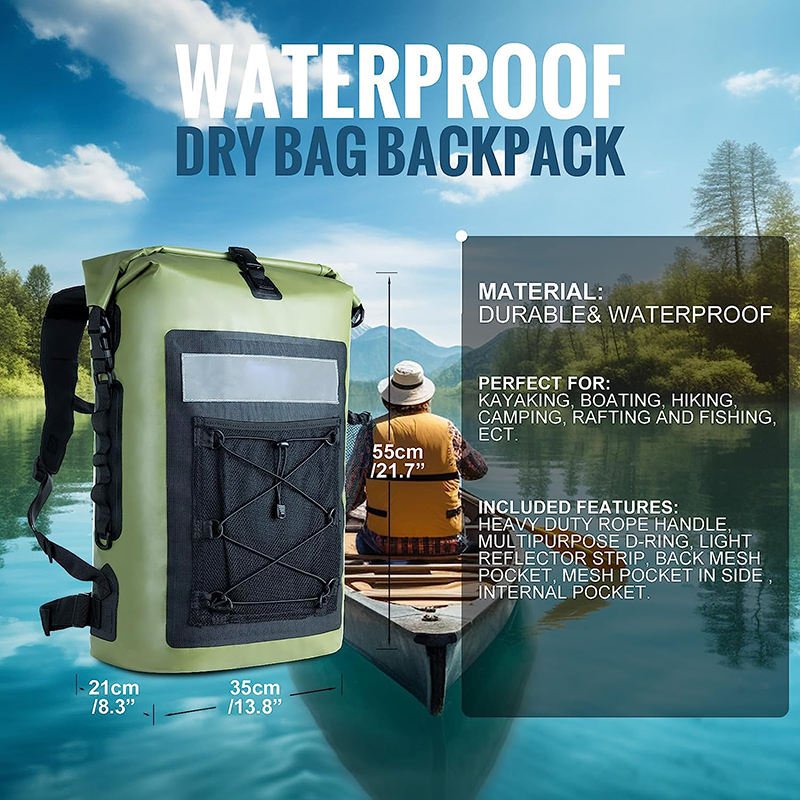 OEM Wholesale Fashionable 35L Waterproof Laptop Backpack for Outdoor Activities-Climbing Hiking Hunting Camping Zipper Foldable