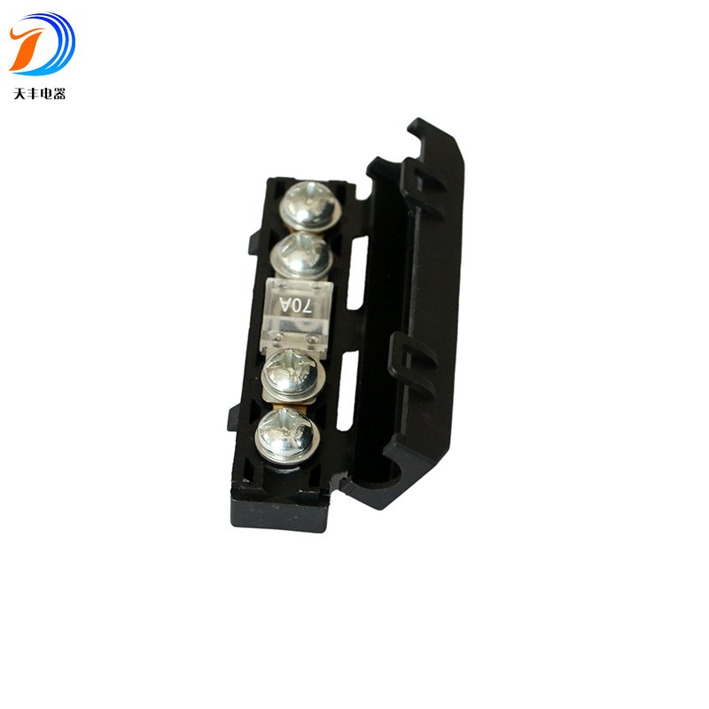 Mini ANL Fuse Box 12VDC/24VDC MIDI Fuse Holder with Cover and 4 Studs for Auto Parts in Cars Marine Boats RVs Trucks