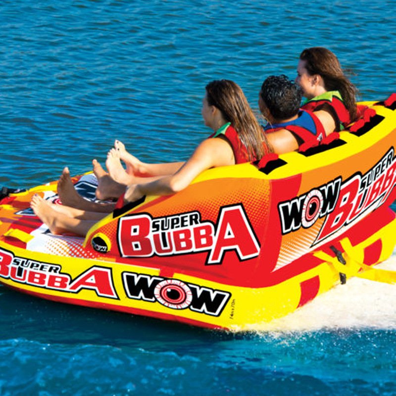 Water Sports Games Safety Tug Inflatable Speed Boat Fast Row Surf Towing Seaplane with Strong Cover