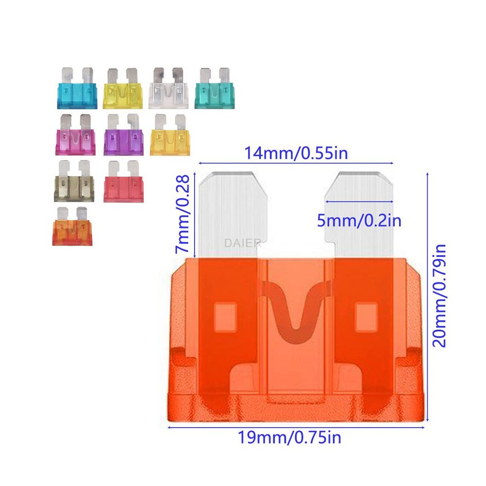 Screw Fixed 8 Way ATC/ATO Blade Fuse Box Auto Fuse Block With Cover for Boat