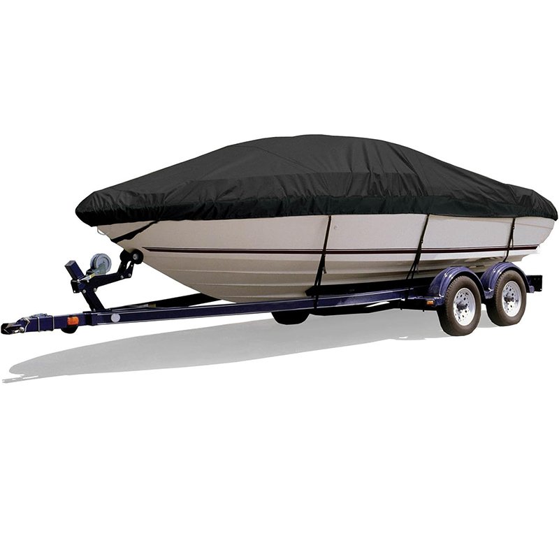 Factory High Quality Customized Size Boat Cover Waterproof UV Rain Hail Protected Universal Boat Cover