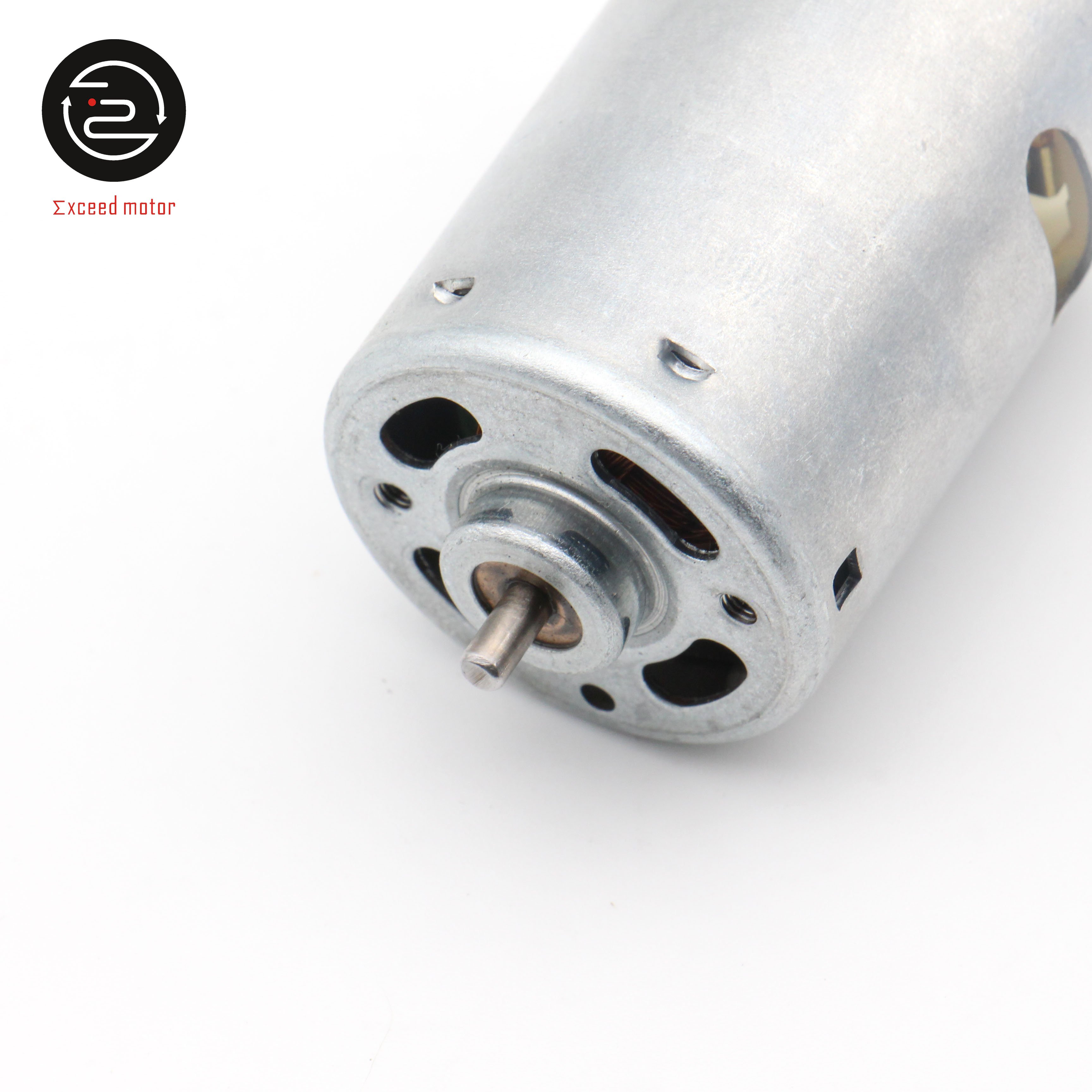 Low Voltage 545 Motor High Speed Miniature 6V 7.2V 9V 12V 545 DC Motor with Rubber Cover for Air Pump
