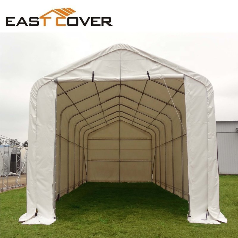 16'x33' Motorcycle Rain Snow Shelter Canopies Garage Slope Automatic Car Garage Gazebo