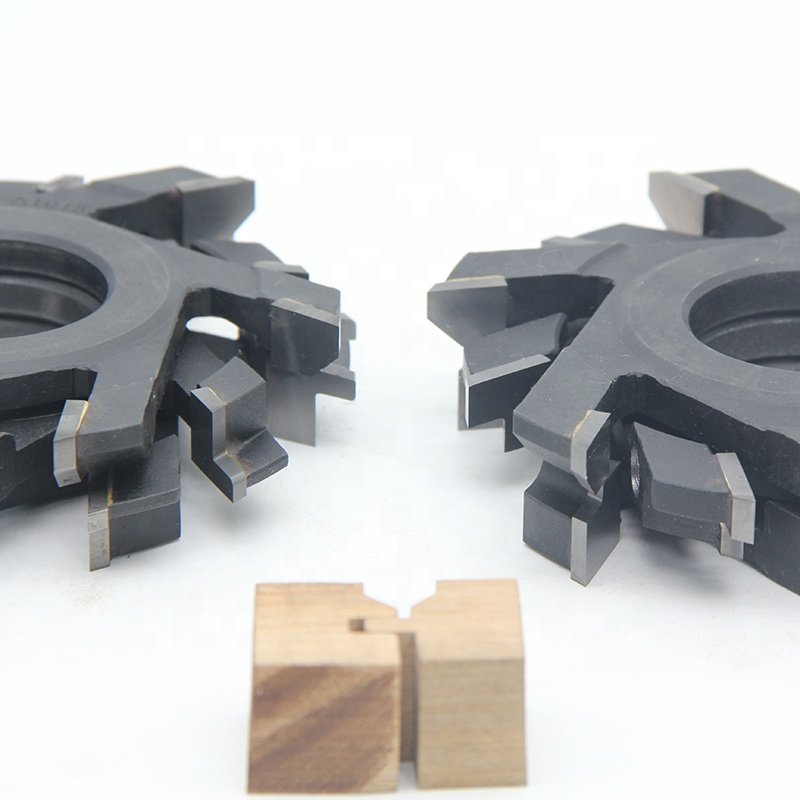 Wholesale Customization Black Carbide Profile Cutters Milling Cutter Wood for Door Frame Floor Cutter 125*40*6T 6PCS Set