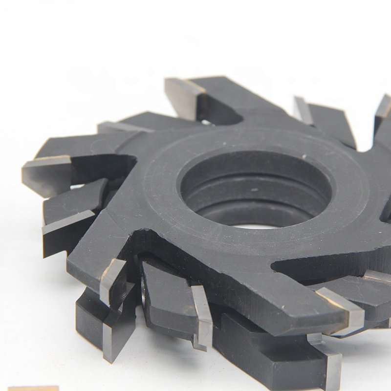Wholesale Customization Black Carbide Profile Cutters Milling Cutter Wood for Door Frame Floor Cutter 125*40*6T 6PCS Set