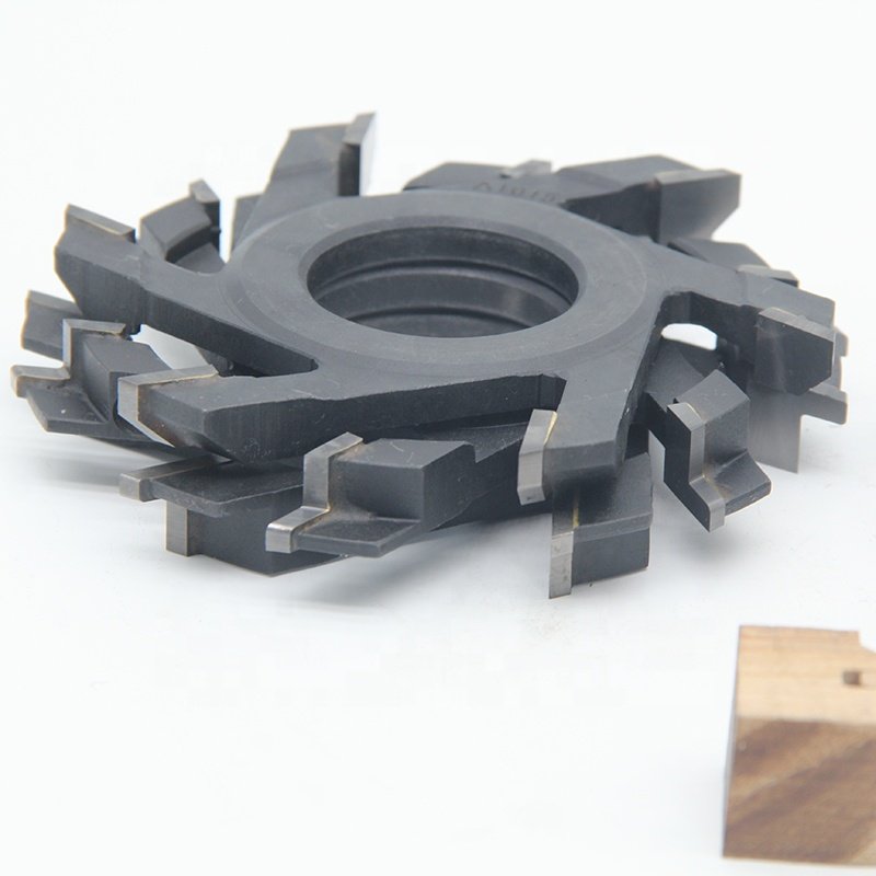 Wholesale Customization Black Carbide Profile Cutters Milling Cutter Wood for Door Frame Floor Cutter 125*40*6T 6PCS Set