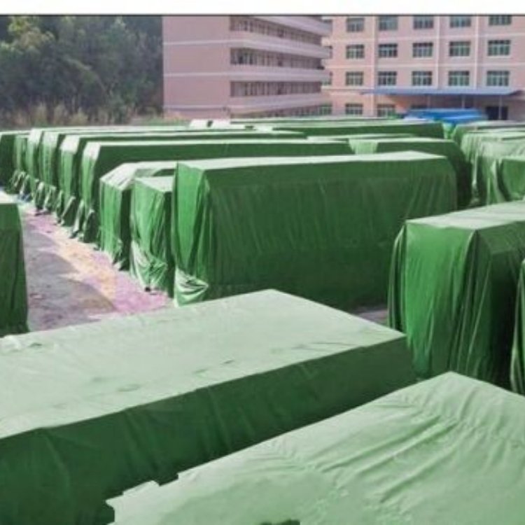 Customized Pe Tarpaulins Double Blue Color China Insulated Waterproof Heavy Duty HDPE Tarpaulin for Truck Tent Cover
