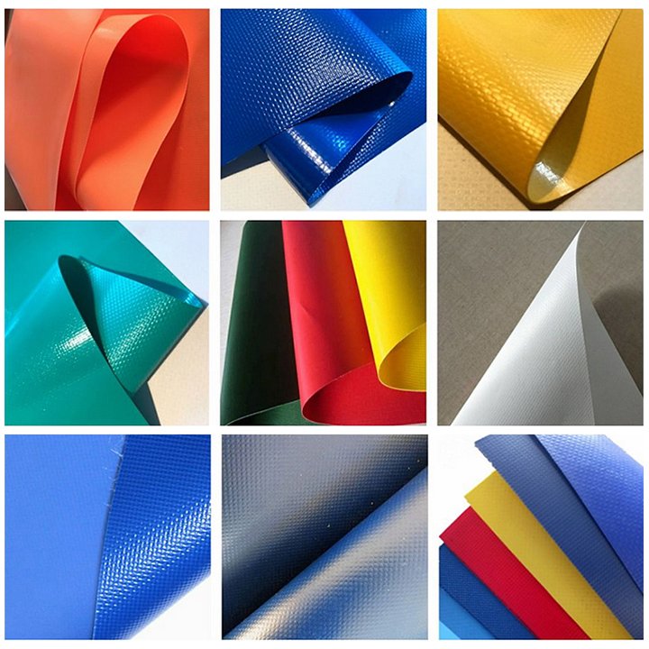 2.05 m Waterproof Glossy PVC Coated 650 Gsm Tarpaulin PVC Tarps Fabric for Truck Cover