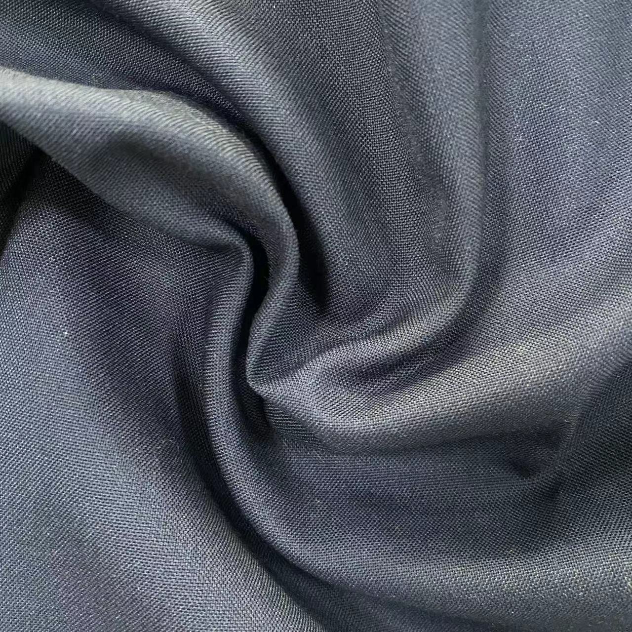 Free Sample In-stock Tr 65 35 Tr 80 20 115gsm 130gsmPolyester Viscose Yarn Dyed Woven Plain Poplin Tr Fabric for Scrubs Women