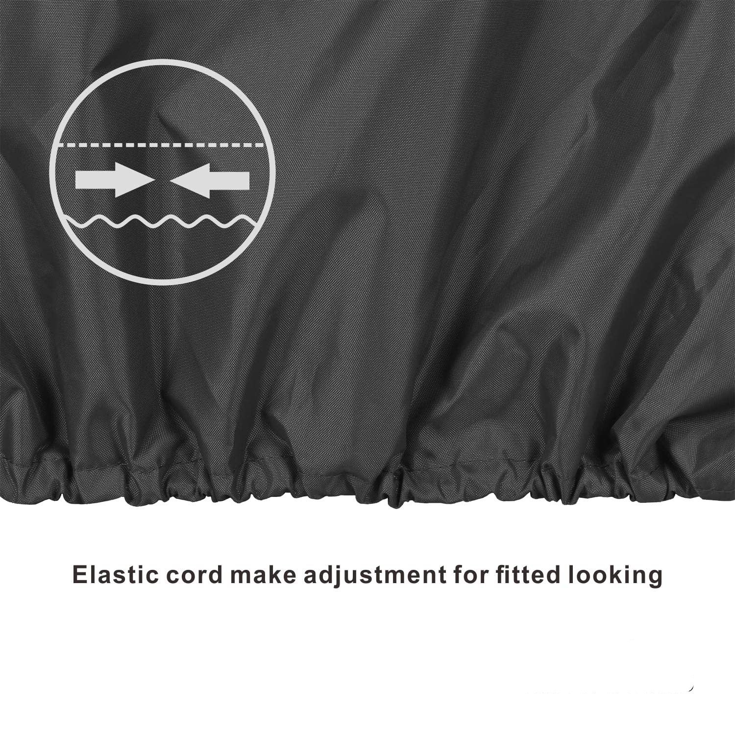 Heavy Duty Durable Trailerable Full Outboard Boat Canvas Cover Marine Motor Engine Cover