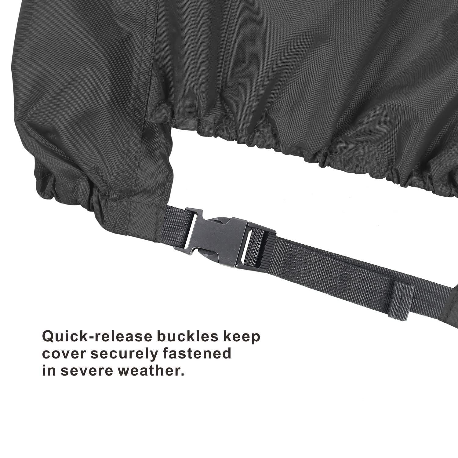 Heavy Duty Durable Trailerable Full Outboard Boat Canvas Cover Marine Motor Engine Cover
