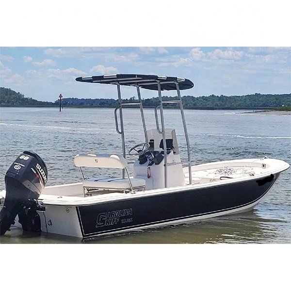 Dolphin Upgraded Pro Boat T Top With Black Canopy Center Console Heavy Duty T Top Fishing Boat T-top