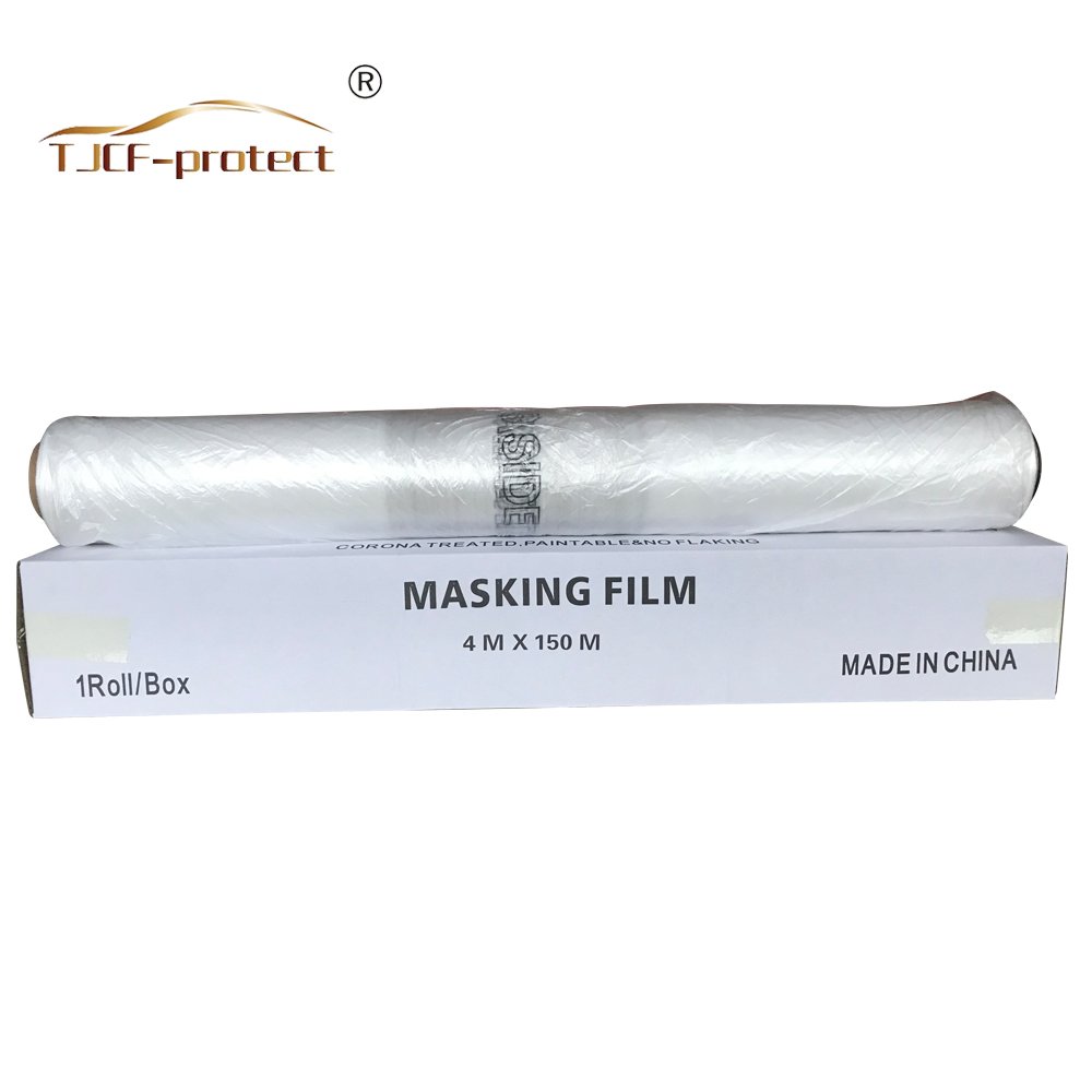 Universal Plastic Disposable Auto Painting Masking Film Auto Paint Masking Plastic Film