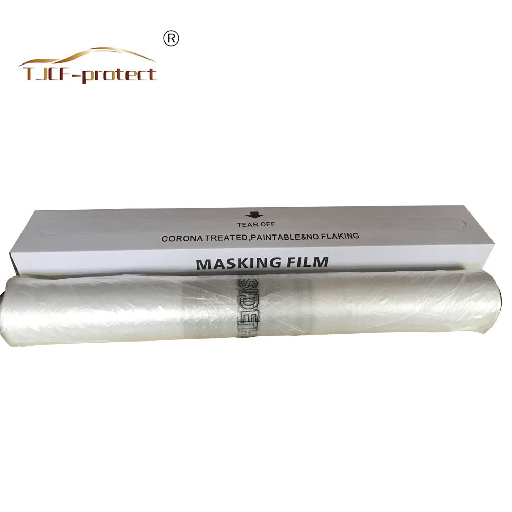 Universal Plastic Disposable Auto Painting Masking Film Auto Paint Masking Plastic Film