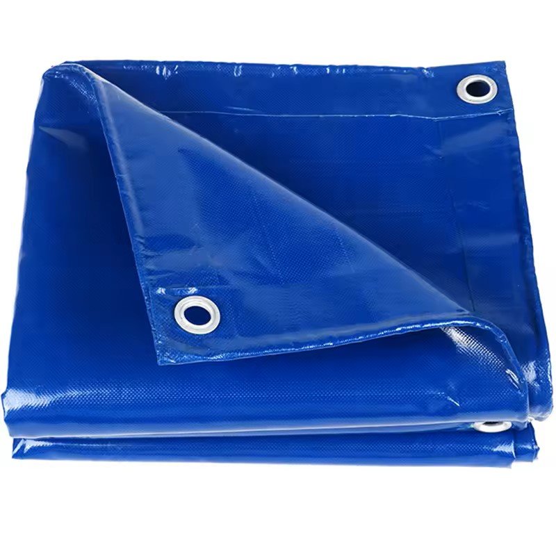 High Quality Customized Heavy-Duty Blue PVC Tarpaulin Cover Waterproof Woven Fabric Truck Car Boat Made in Vietnam
