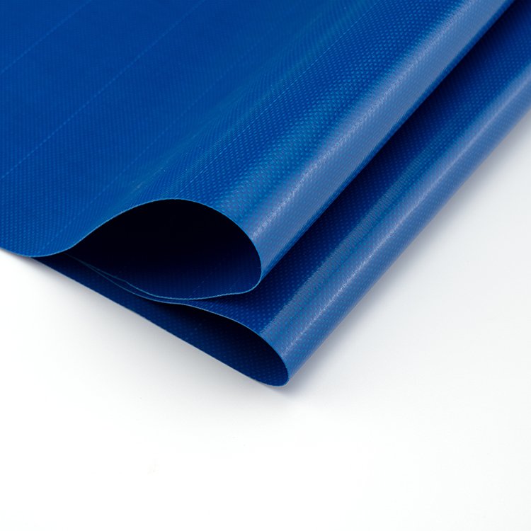 High Strength Waterproof Truck Curtain PVC Tent Inflatable Fabric Tarpaulin Warp Knitted Technique Plain Style Coated Awning