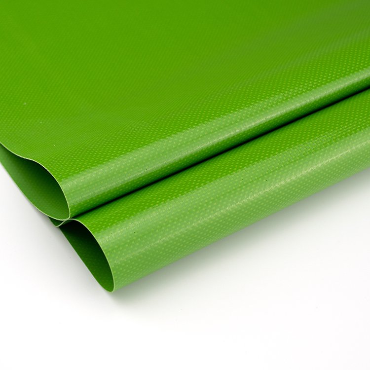 High Strength Waterproof Truck Curtain PVC Tent Inflatable Fabric Tarpaulin Warp Knitted Technique Plain Style Coated Awning