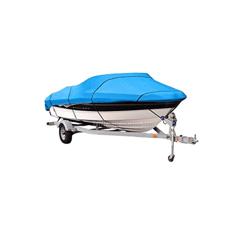 High Quality Lightweight 600D Full Size Motorboat Boat Cover
