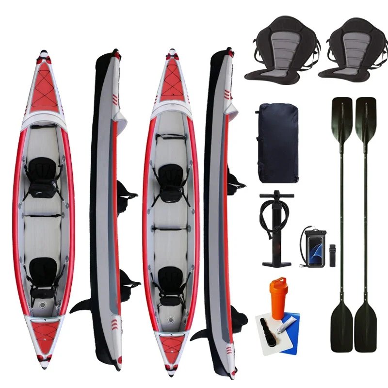 3 Person Customized Inflatable Paddle Board Cover Waterproof Foot Fishing Inflatable Pedal Canoe Kayak Boat